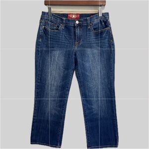 Lucky Brand Sweet N’ Crop Darker Wash Denim Jeans 10